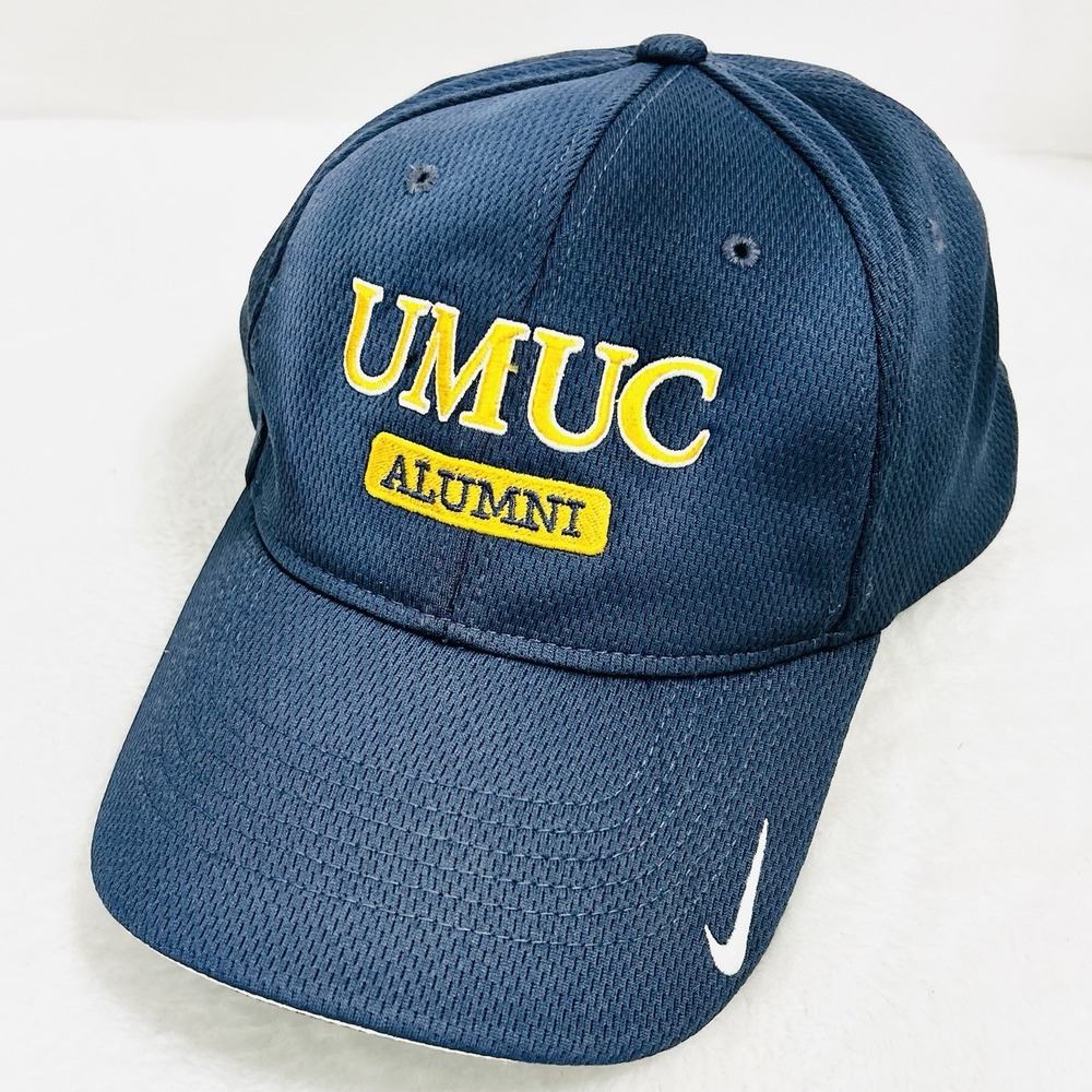 UMUC College Alumni Wordmark Nike Legacy91 Dri-Fit Hat Cap Stretch Flex M/L